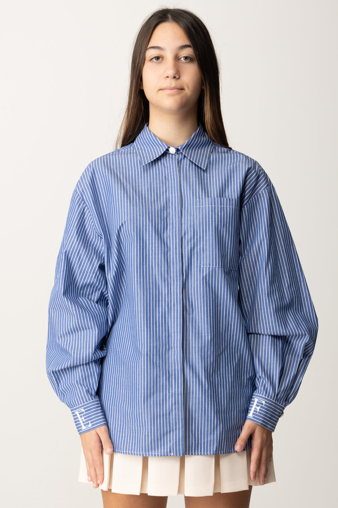 Elisabetta Franchi Bambina Bambina Camicia In Popeline con Stampa