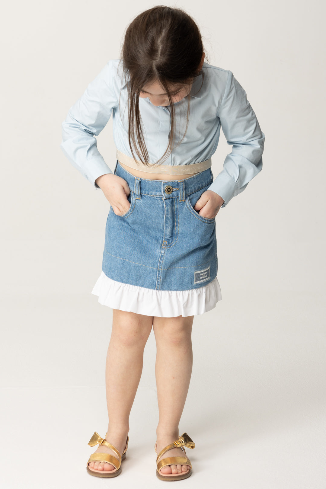 Minigonna Jeans Lunga Outfit Gonna Jeans Primavera Fashion Outfit