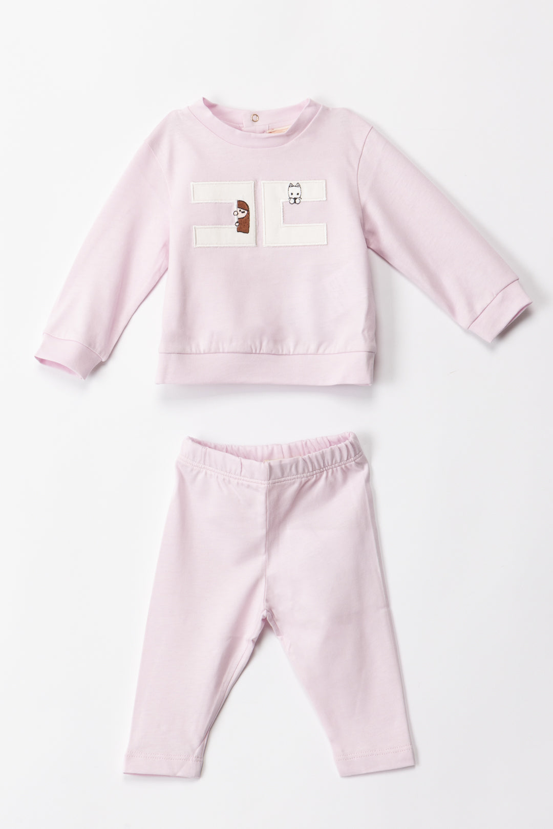 Elisabetta Franchi Bambina Bambina Completo Felpa e Leggings con