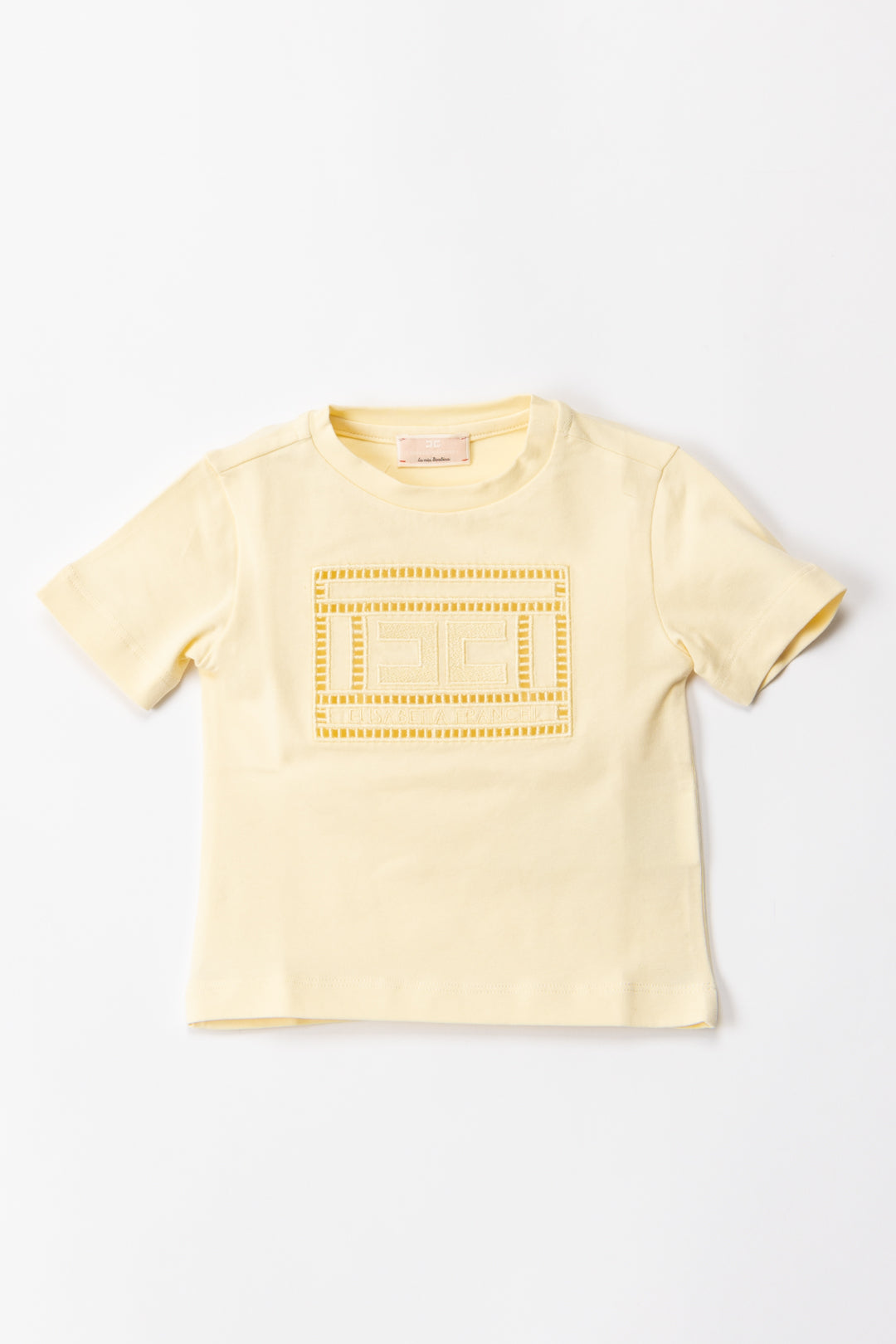 Elisabetta Franchi Bambina Bambina T-shirt con Ricamo Logo
