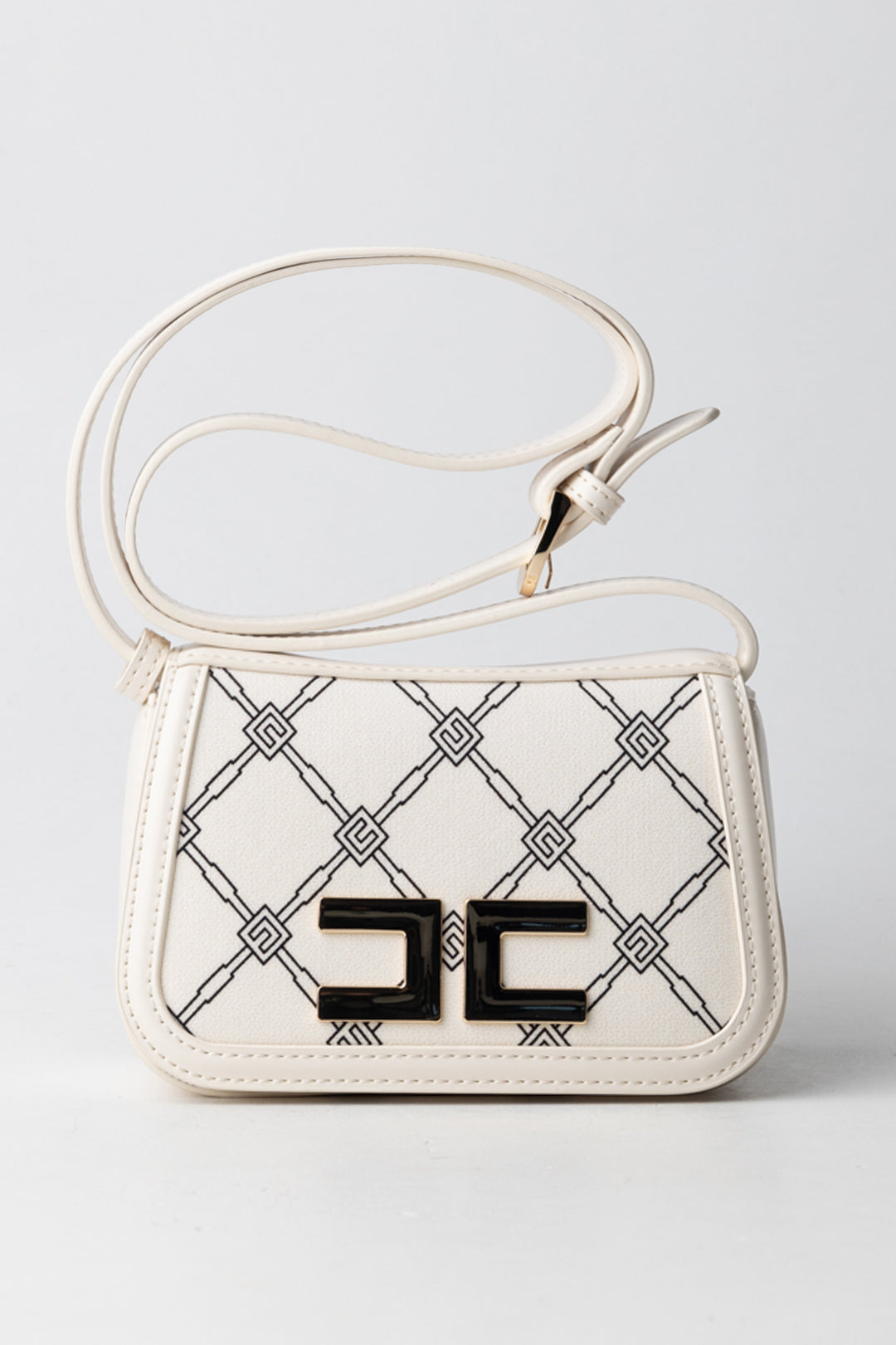 Elisabetta Franchi Bambina Bambina Borsa a Tracolla con Losanghe e