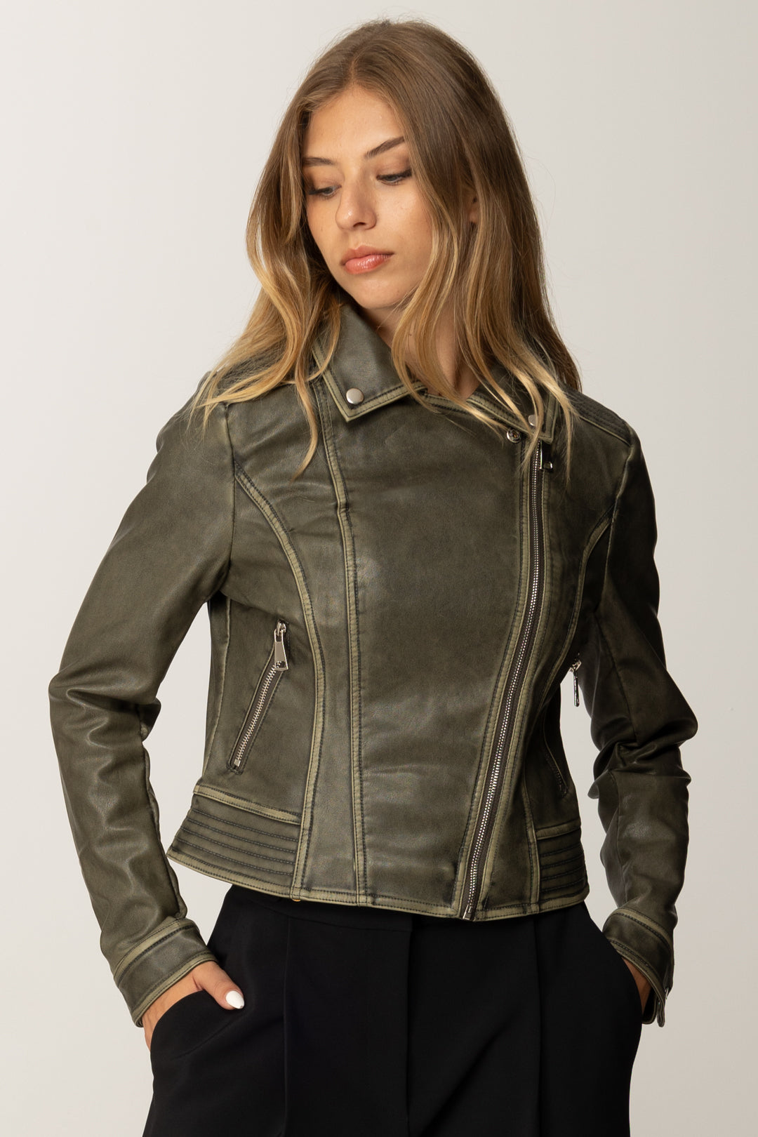 Chaqueta Pepe Jeans Cata Khloe Femme Bambina Chaqueta Efecto Piel