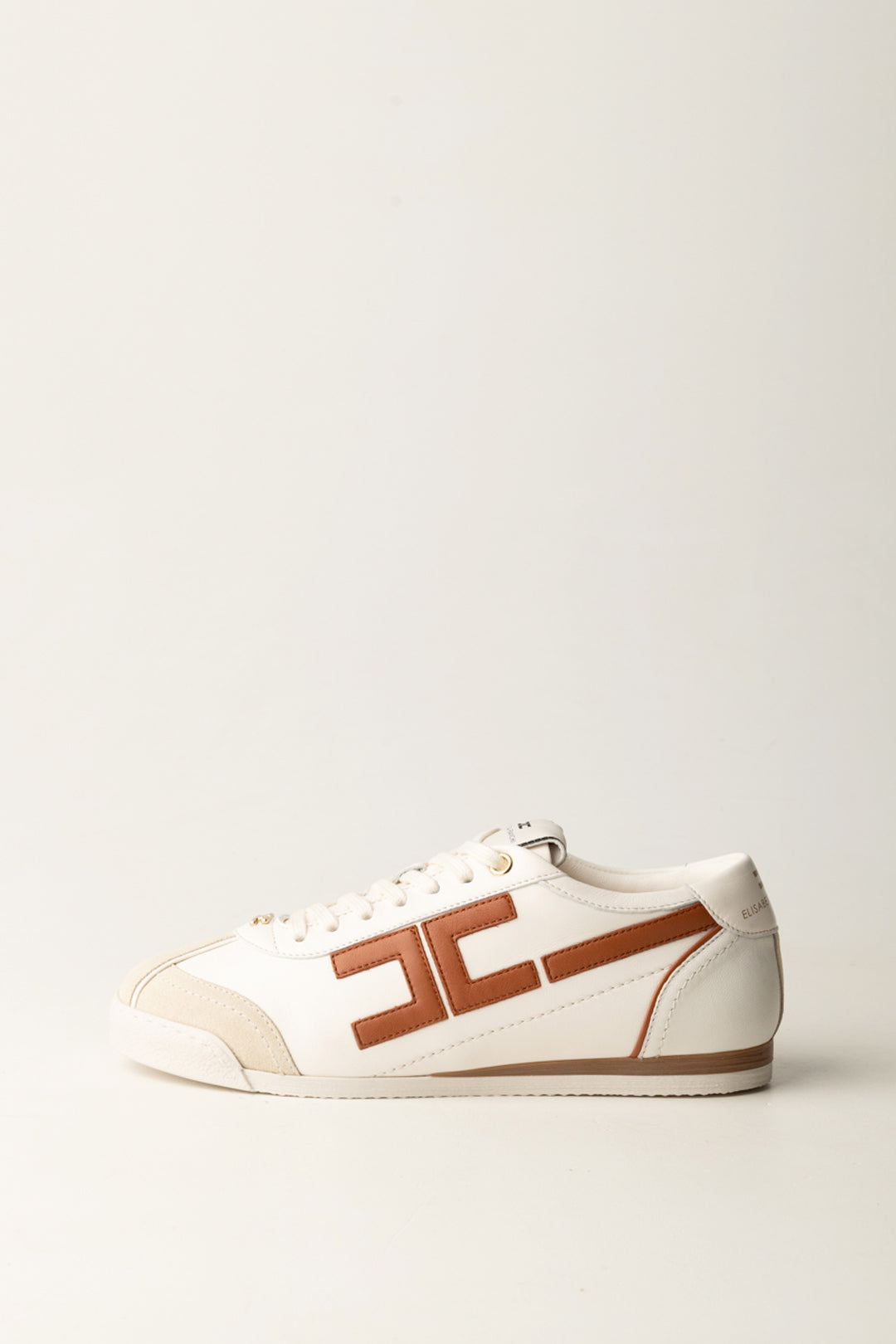 Leather Sneakers with Logo Detail