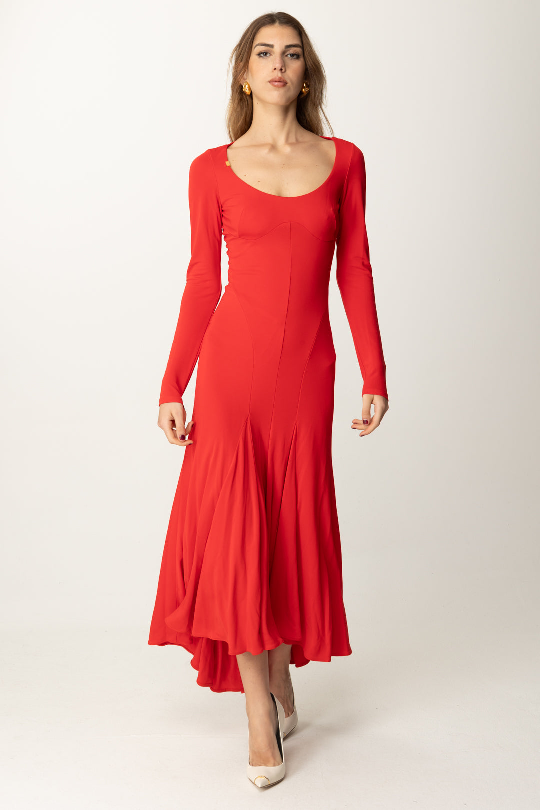 Vestido Rojo Awada Ropa De Mujer Vestido Genova De Awada Vestidos