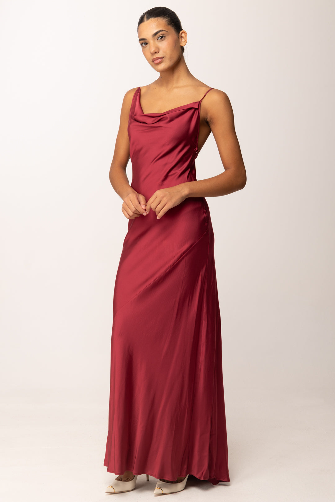Bonny Long Dress in Stretch Viscose Bonny Long Dress in Stretch Viscose
