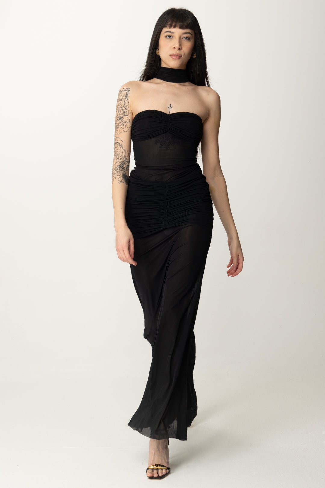 Long Dress Crossed at the Back Xena