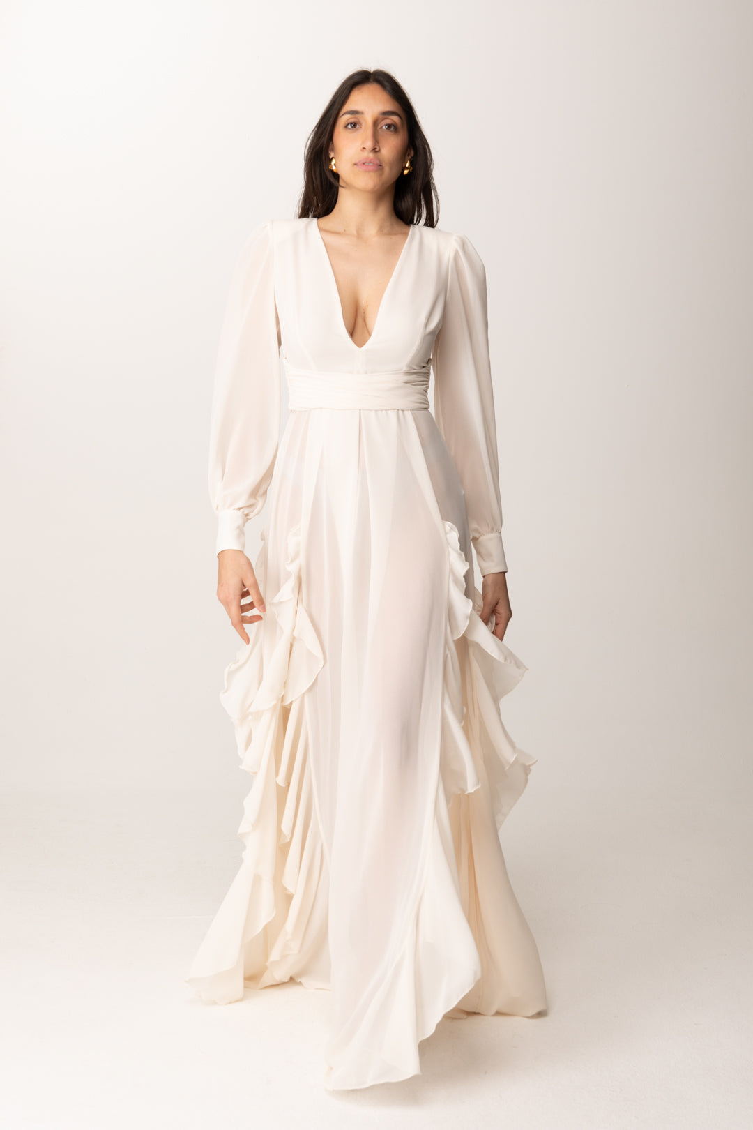 Red Carpet Dress with Ruches1