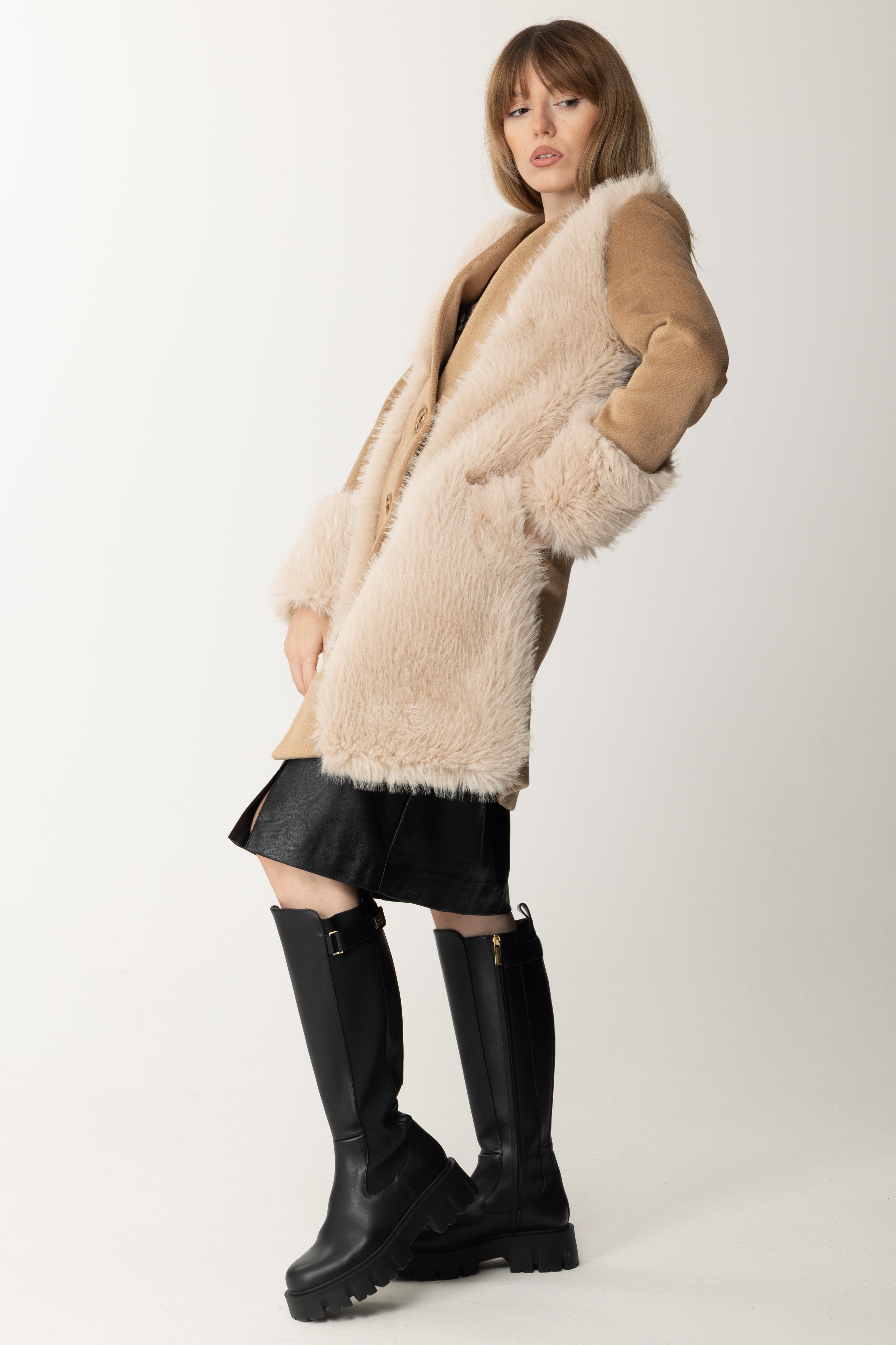 Shearling Cappotto Pelliccia Only Cappotto Pelliccia Only ONLY