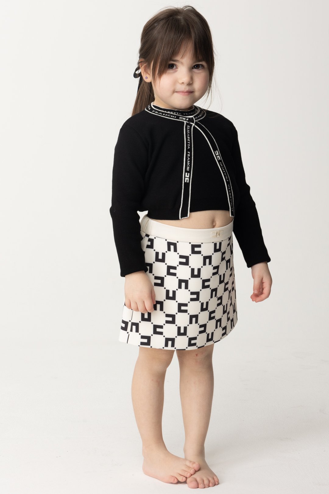 Simonetta Cardigan 1E9060-EB080 In Cotone Da Bambina main image 1