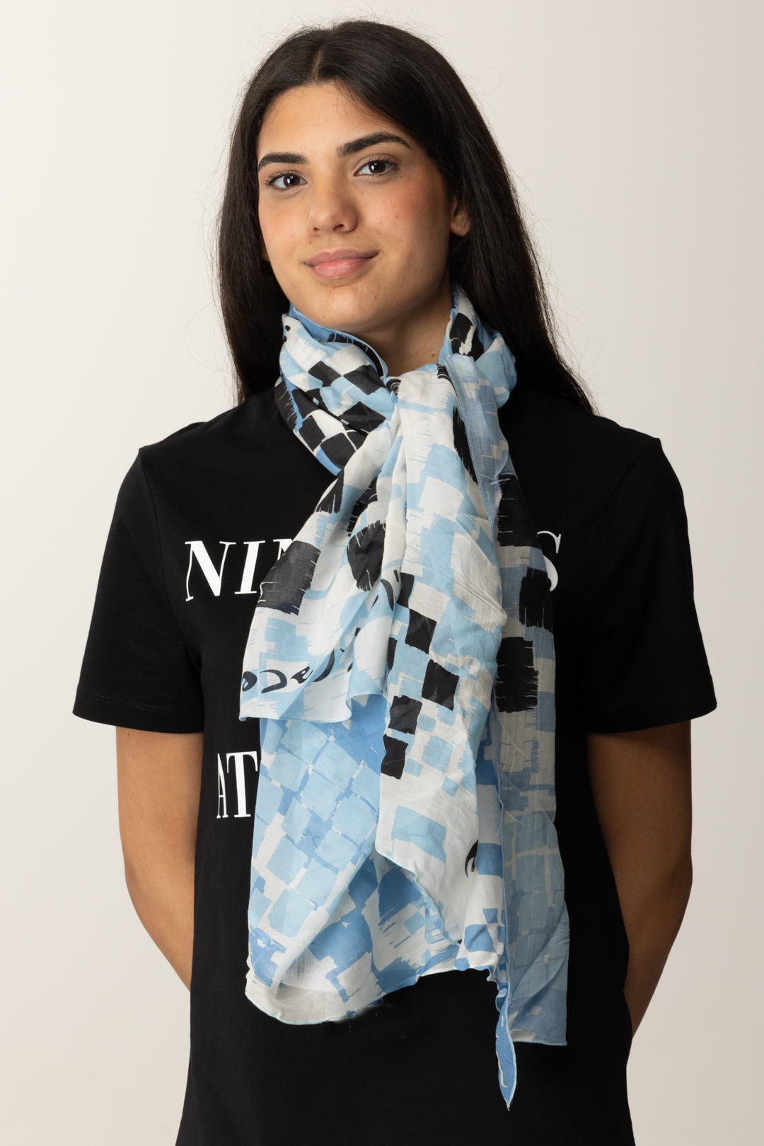 Foulard Cotone Patrizia Pepe Sciarpe Foulard Patrizia Pepe In Lana