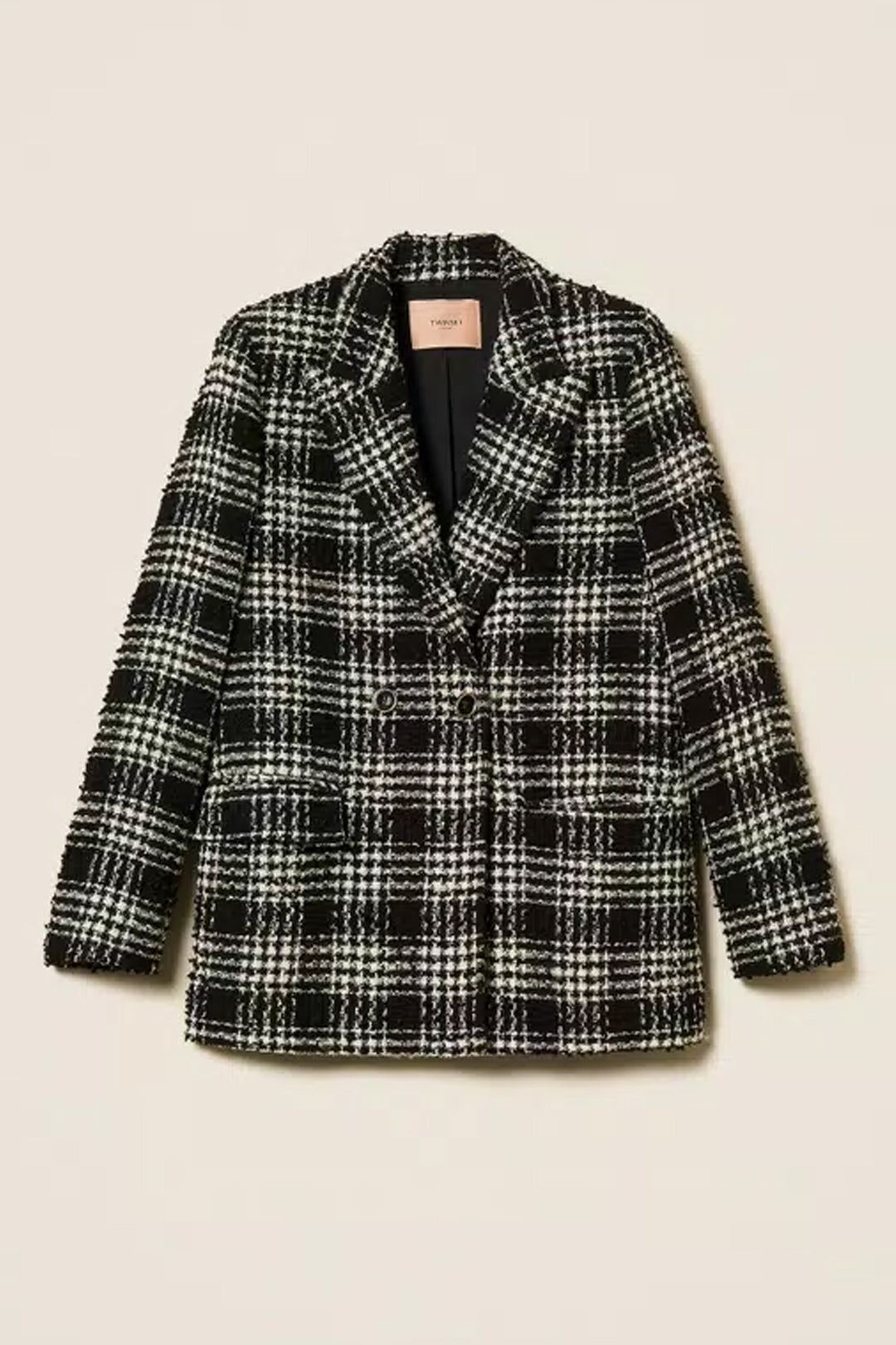 Bouclé Check Blazer Jacket