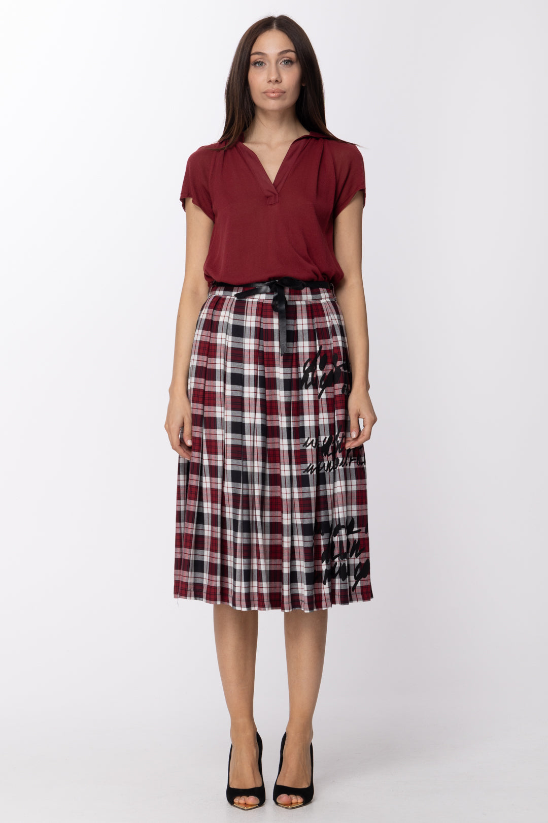 Tartán Gonna Rossa Donna Gonna Tartan Rossa Gonna Scozzese Donna