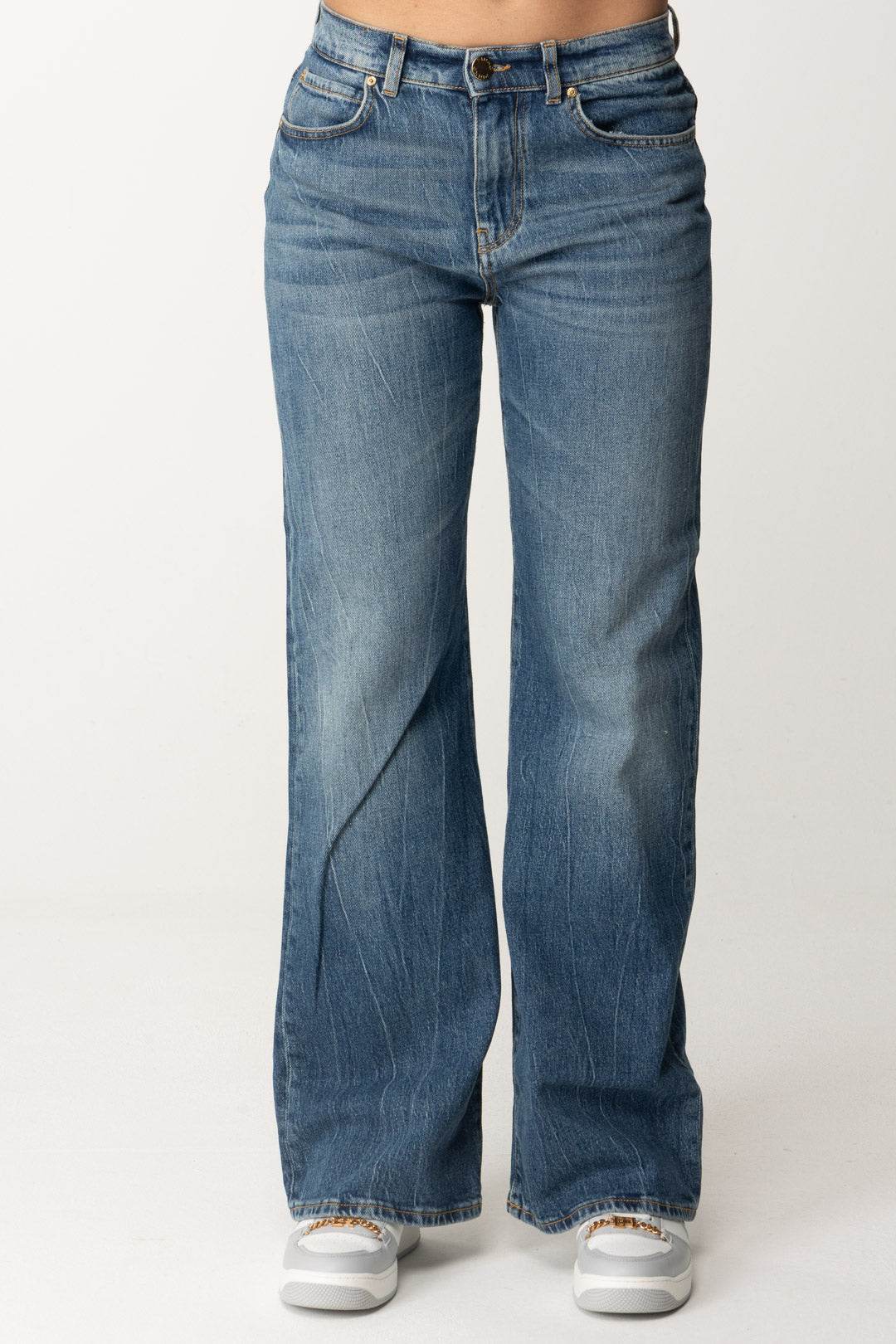 Wide Leg Cinque Bag Jeans - Main Image