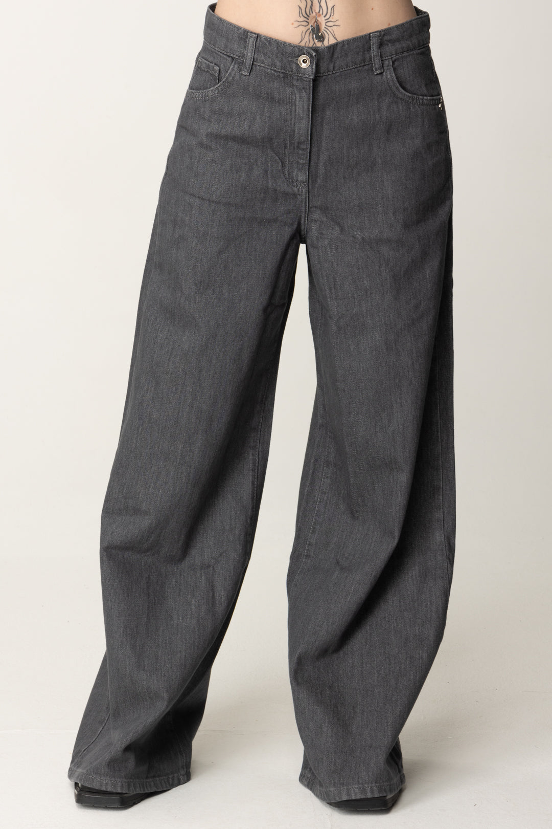 Jeans mit weitem Bein - Main Image