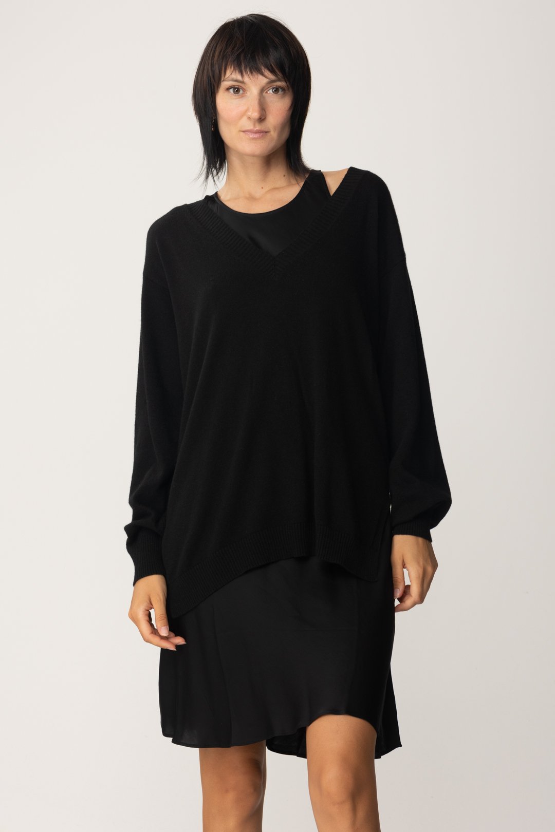 Twin Set Maglie In Lana Donna Twin-set Donna Maxi Maglia In Lana