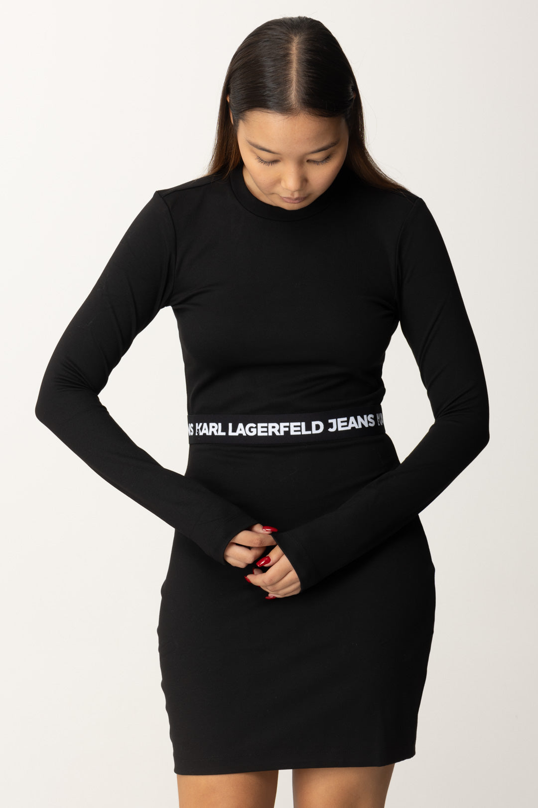 Long Sleeve Mini T-Shirt Dress