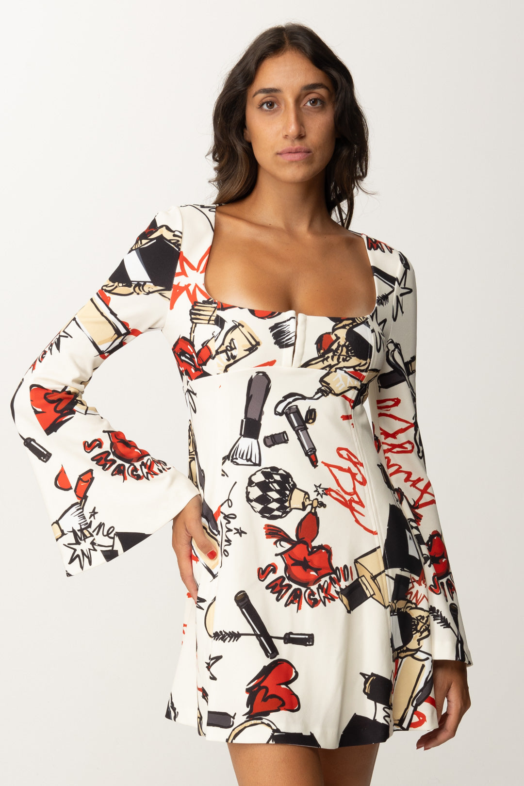 Astrid Printed Mini Dress