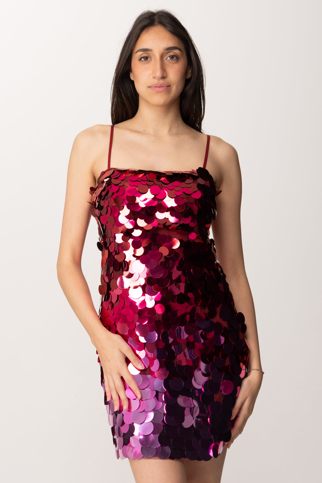 Marciano By Guess Donna Mini Abito Zaya con Maxi Paillettes 5GGK35 6332A F6FG Khloefemme