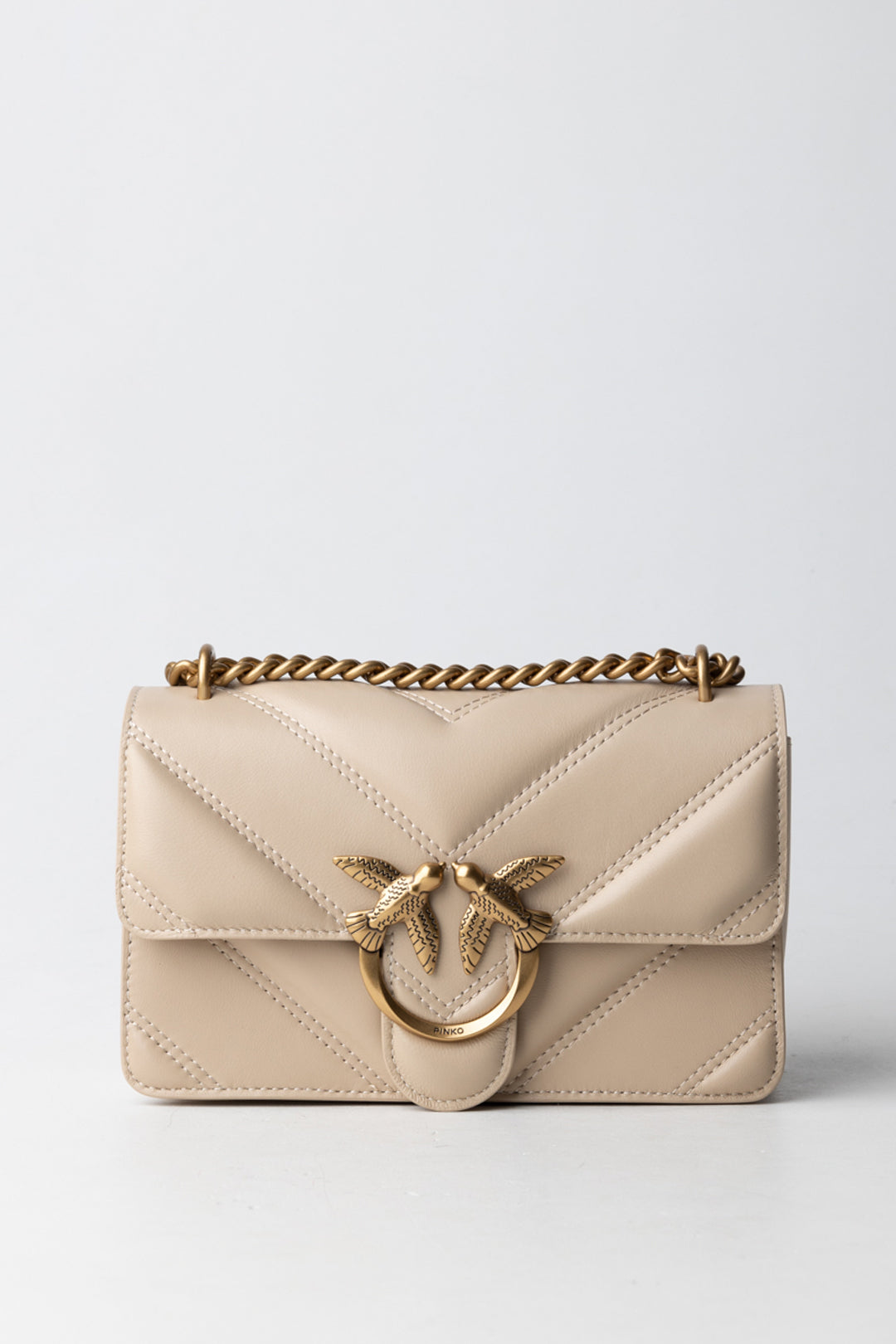 Pinko Woman Mini Love Bag In Leather 104550 A26Z C50Q