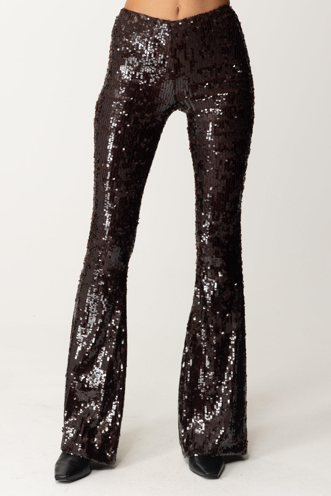 Wide Leg Paillettes Pantaloni Aniye By Woman Full Paillettes Pants