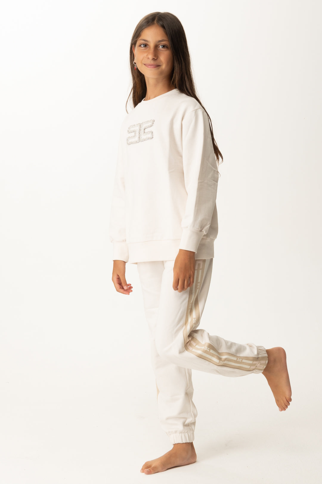 Jogger Sweatpants with Logo Stripes1