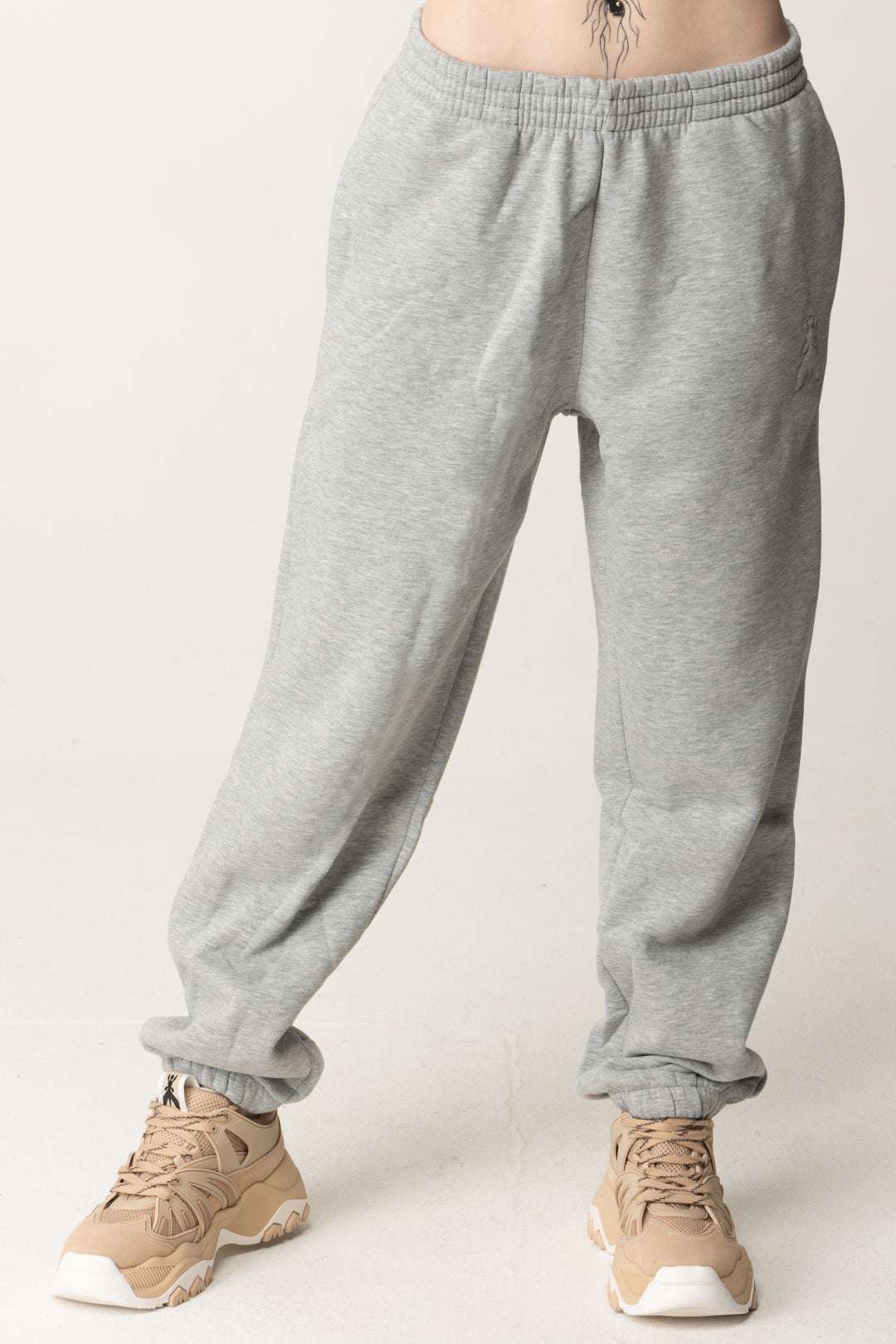 Patrizia Pepe Donna Pantaloni Jogging con Elastico Alla Caviglia