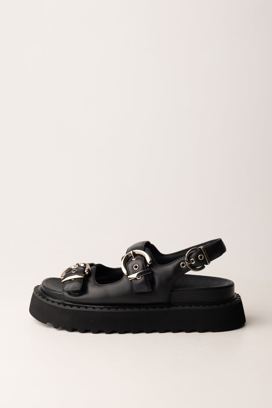 Kate Chunky Sandals with Metal Buckles - Main Image