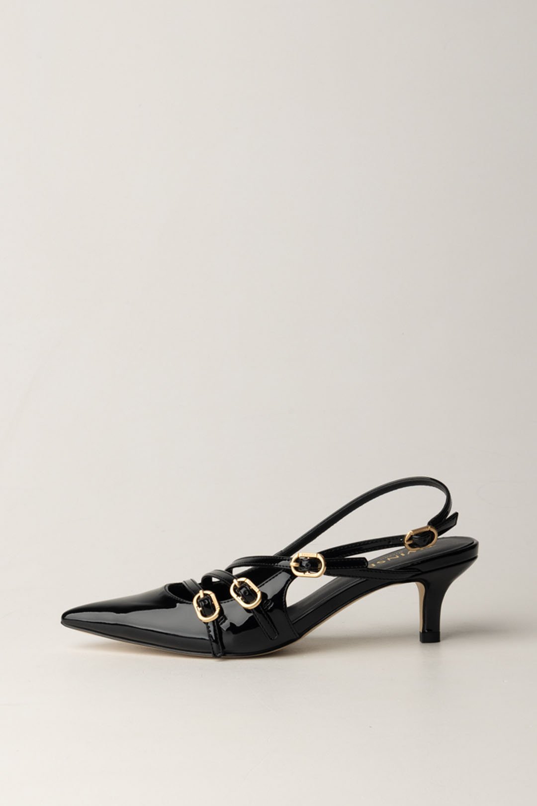 Double C WOMEN'S Slingback SPIRIT TOE White Lambskin