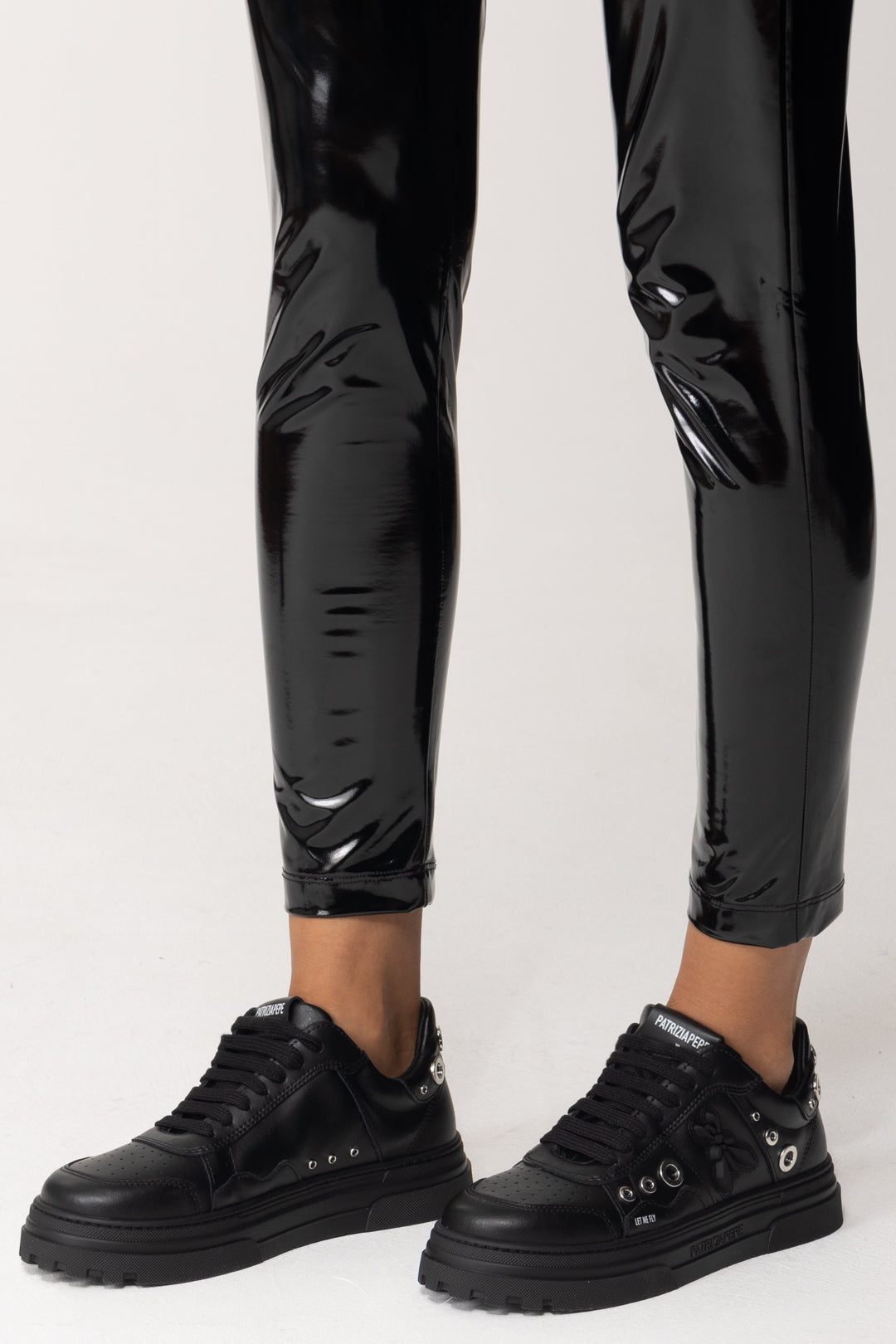 Sneakers with Eyelet Inserts - Main Image