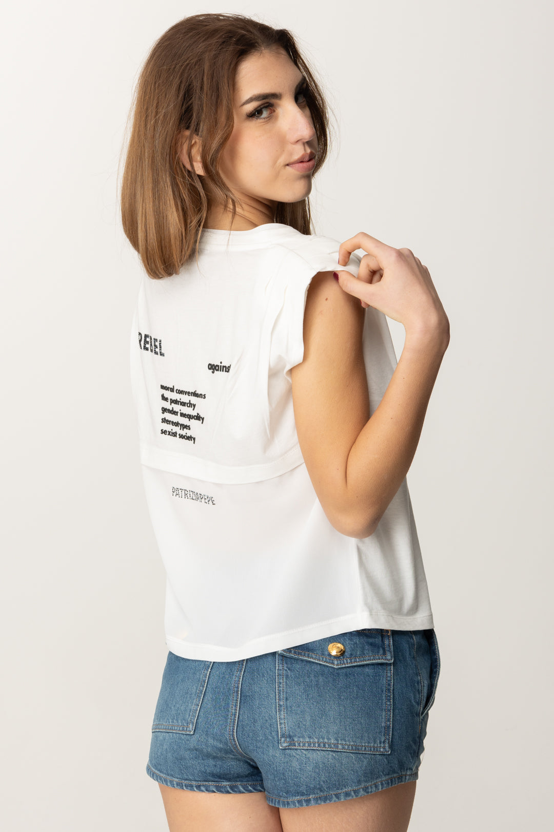 Patrizia Clothes Patrizia Pepe Società Patrizia Pepe T-shirt With