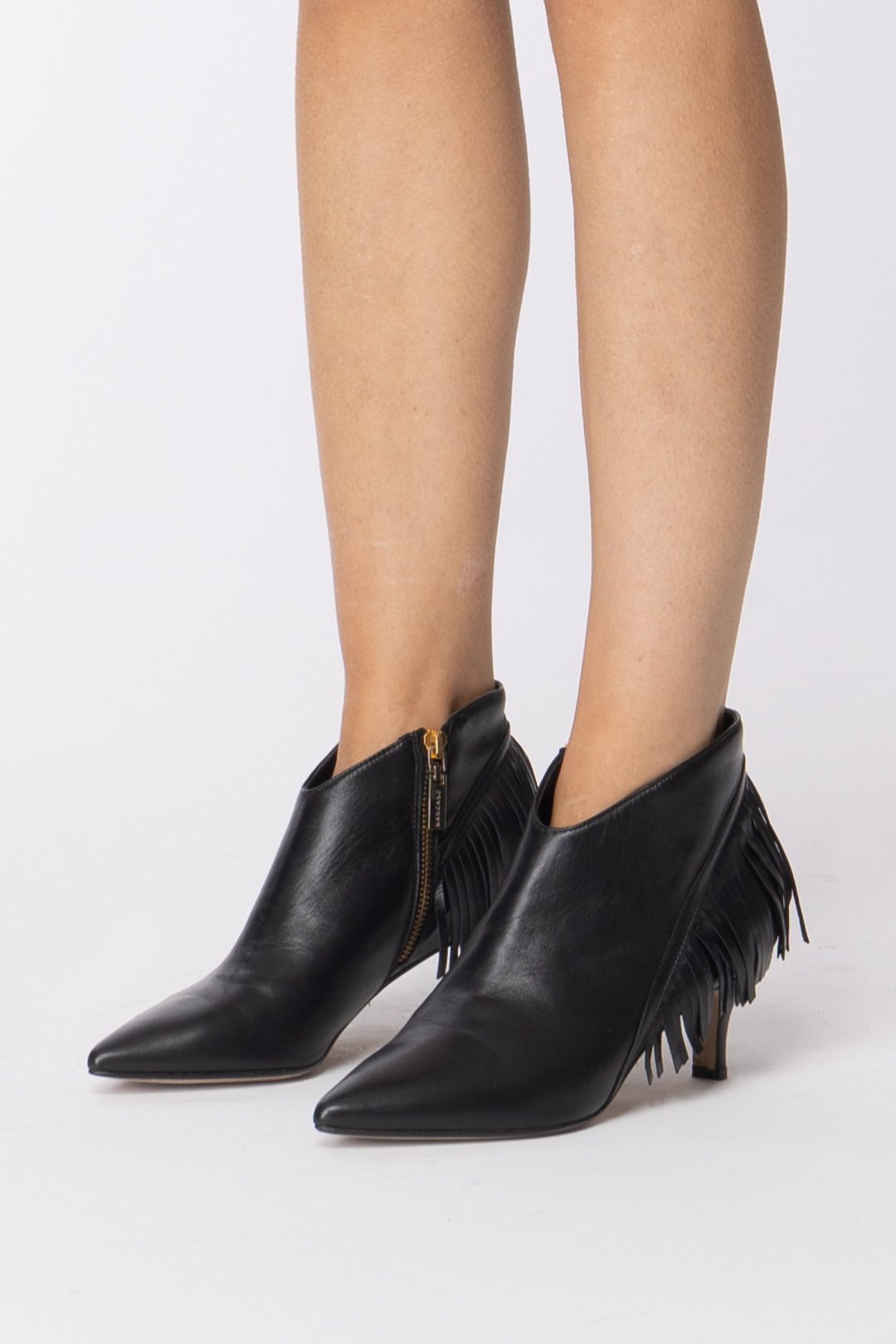 Ankle Boots with Fringes
