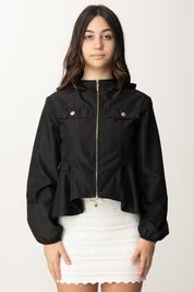 Nylonjacke mit Kapuze