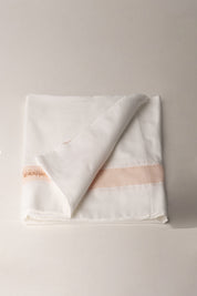 Lenzuola con Organza e Ricamo Logo