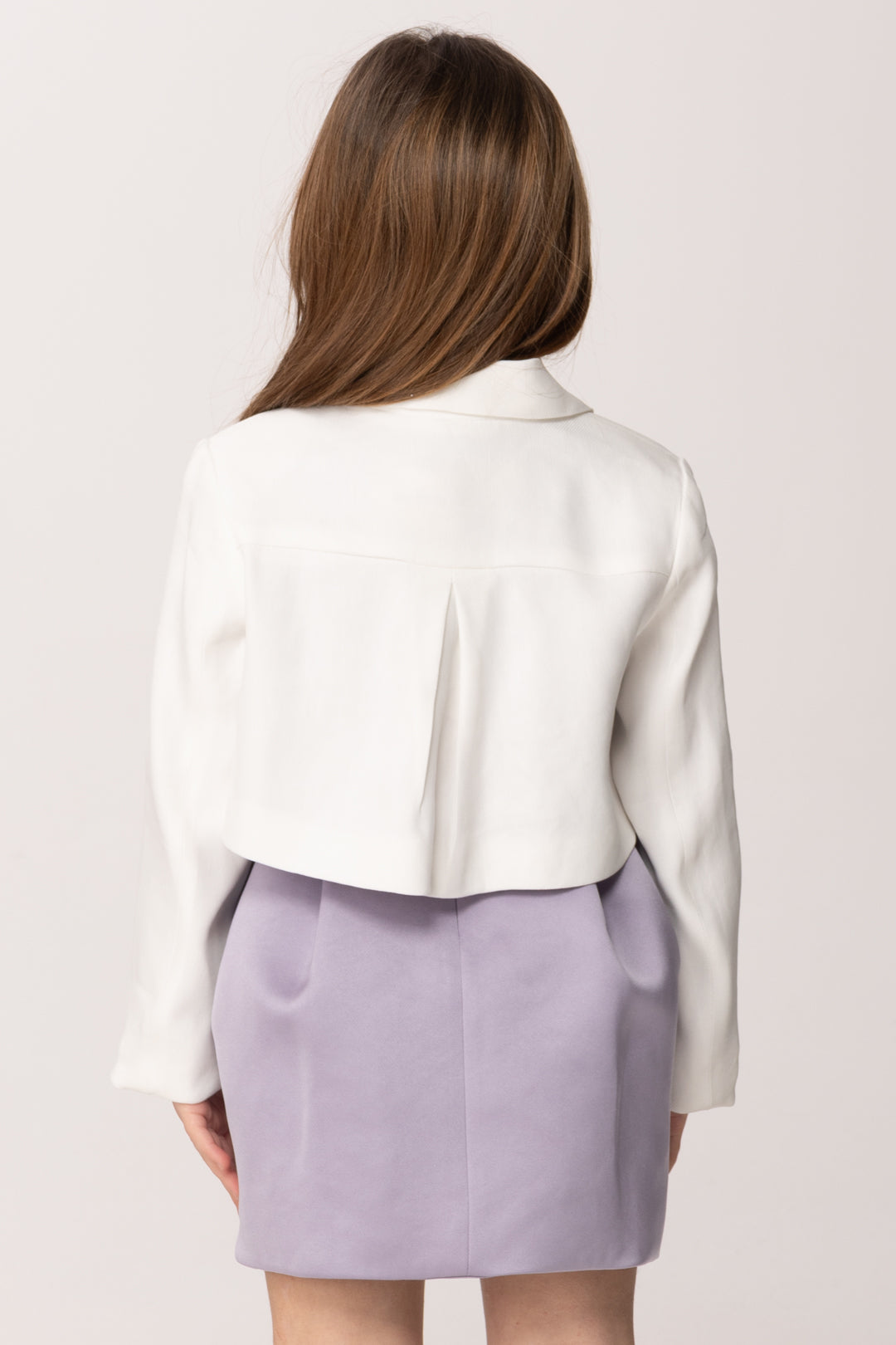 Giacca con Colletto In Misto Lino