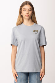 Pinko T-shirt con Ricamo Gioiello Love Birds 105526 A33F E87