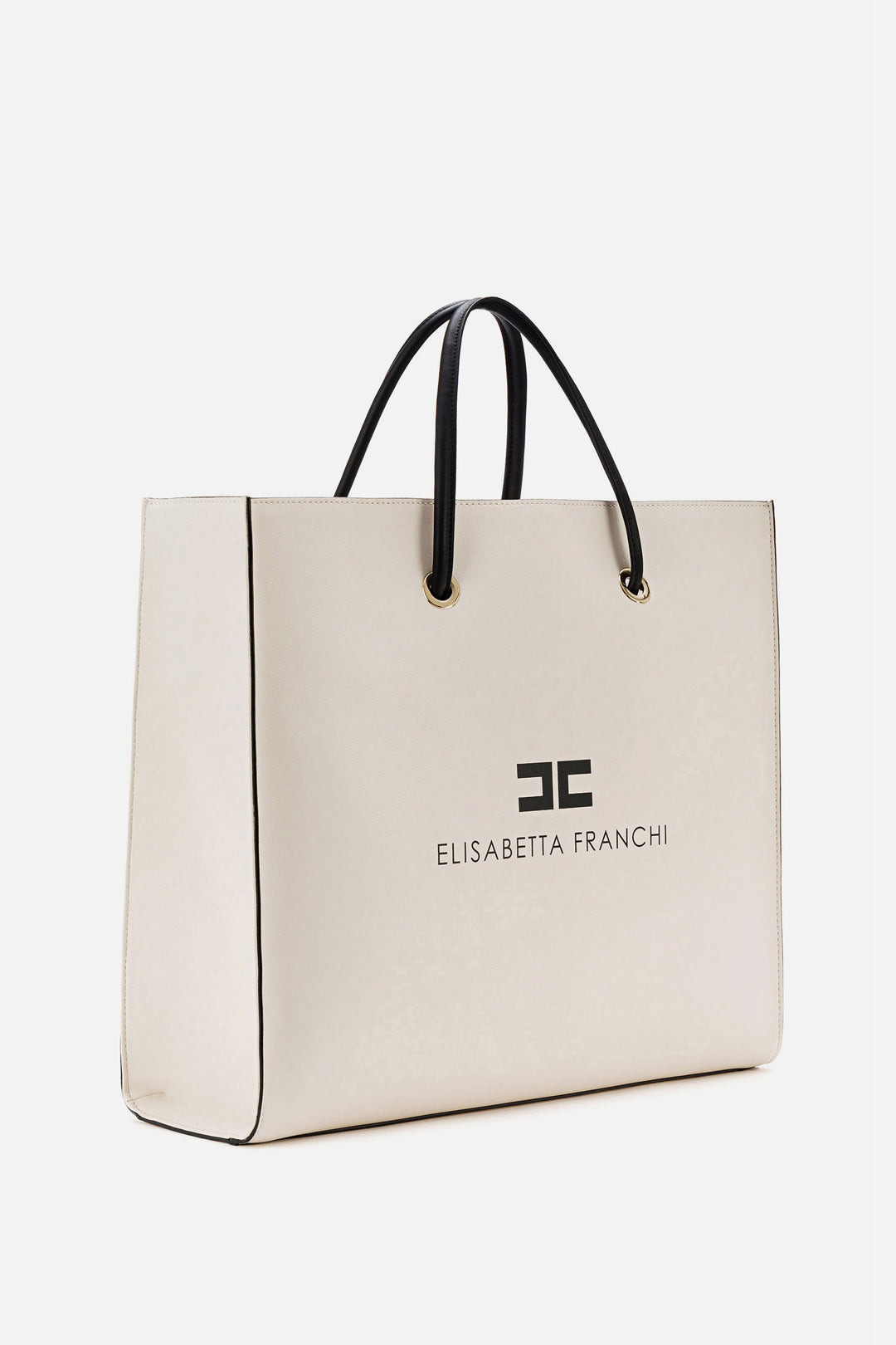 Elisabetta Franchi 24/7 Maxi Bag 10/20 CREAM/NERO