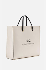 Elisabetta Franchi 24/7 Maxi Bag 10/20 CREAM/NERO