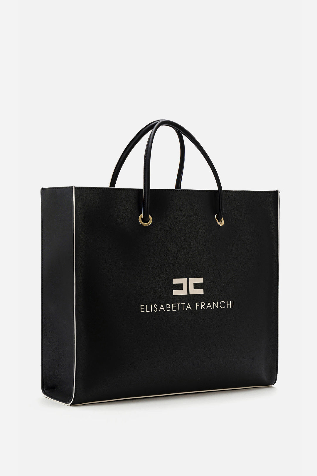 Elisabetta Franchi 24/7 Maxi Bag 10/20 NERO/CREAM
