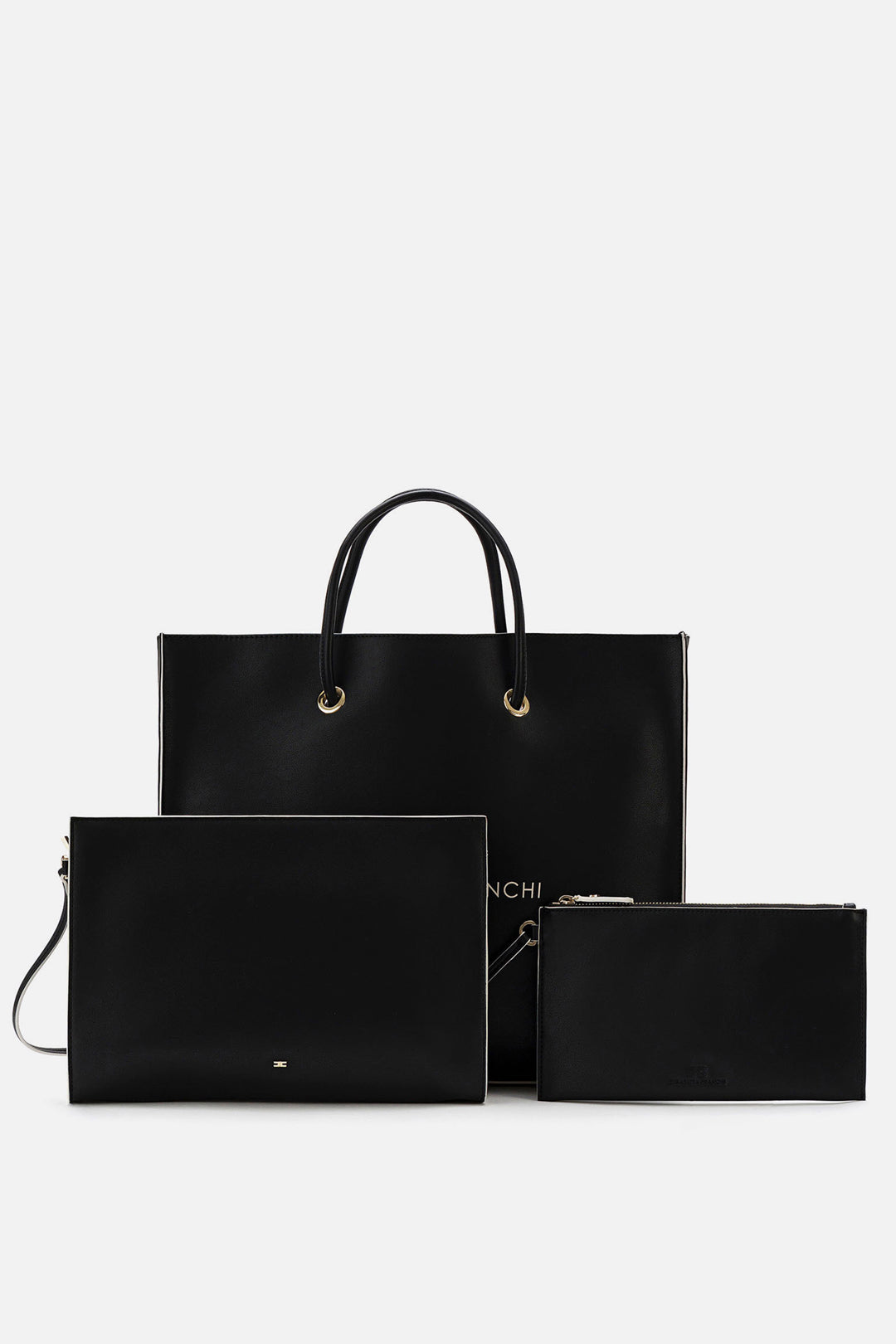 Elisabetta Franchi 24/7 Maxi Bag 10/20 NERO/CREAM