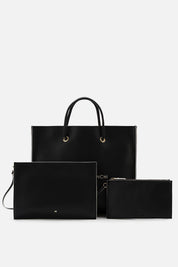 Elisabetta Franchi 24/7 Maxi Bag 10/20 NERO/CREAM