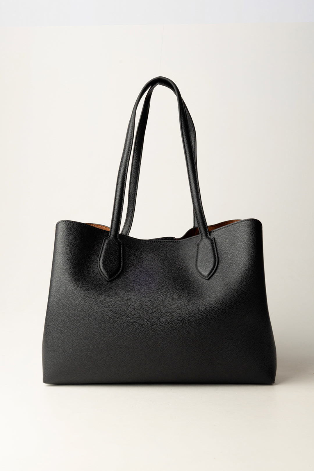 Borsa Shopper Effetto Pelle Di Vitello