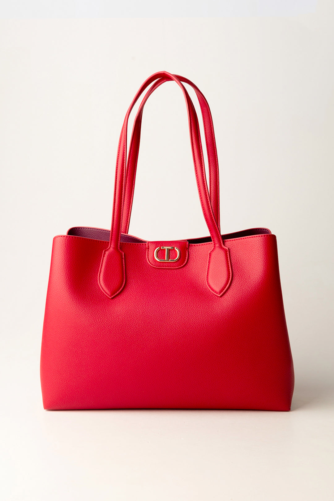 Borsa Shopper Effetto Pelle Di Vitello