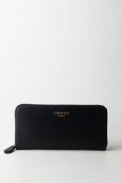 Duży portfel na zamek z logo i literami