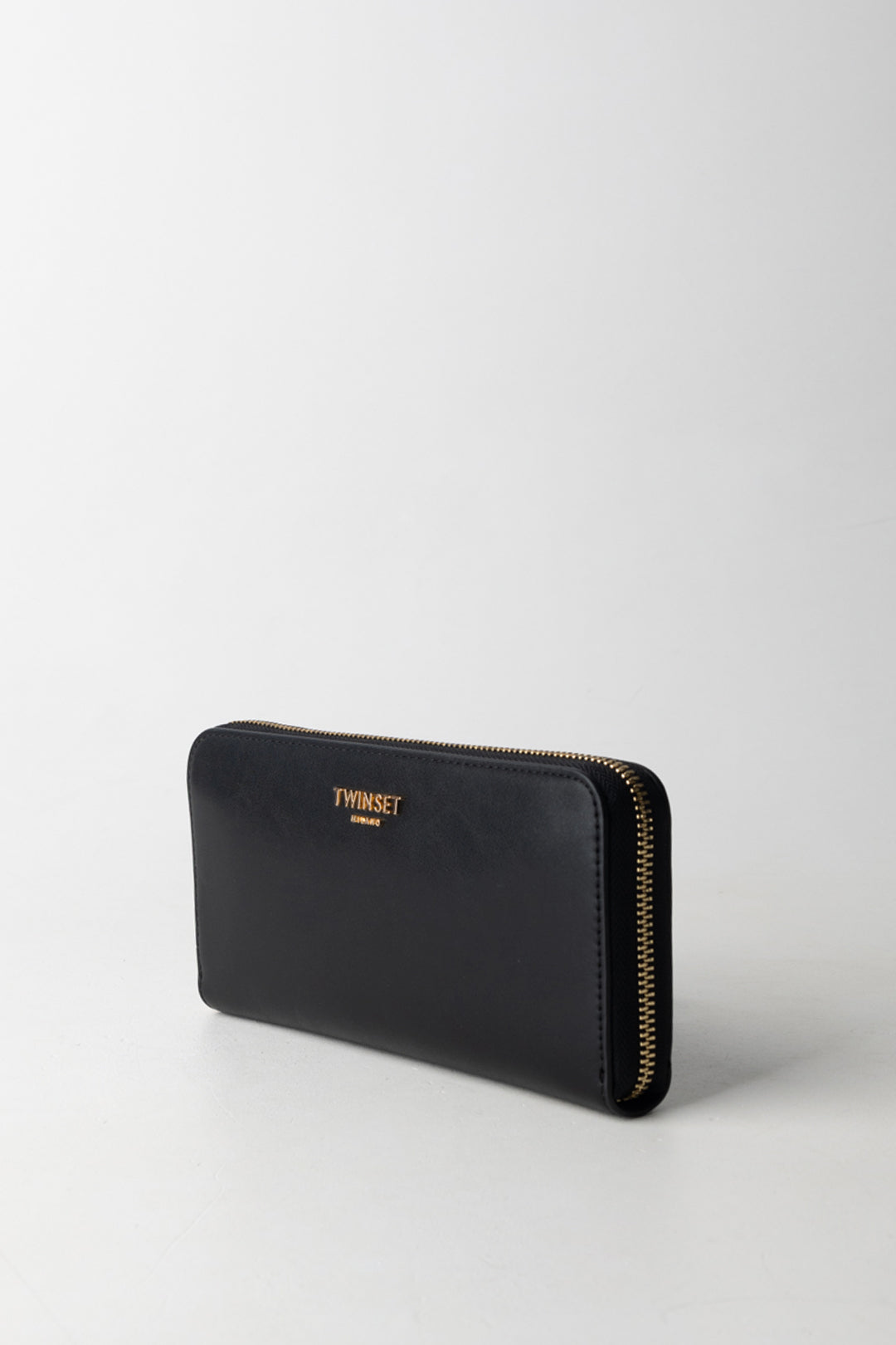 Grand Portefeuille Zip Around avec Lettrage Logo