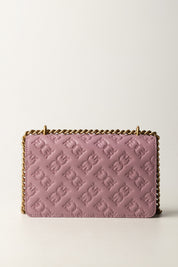 Pinko Borsa Mini Love Bag con Pattern Logo 100074 A1YB VIOLA-CITTA'DI LILLA-ANTIQUE G