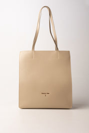 Leder Vertikale Einkaufstasche