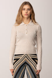 Akep Polo a Costine MGKD11036 ECRU'