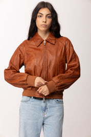 Bomber In Pelle Vintage