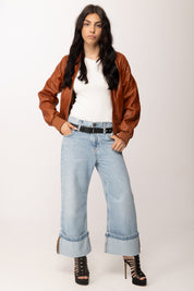 Bomber In Pelle Vintage