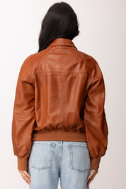 Bomber In Pelle Vintage